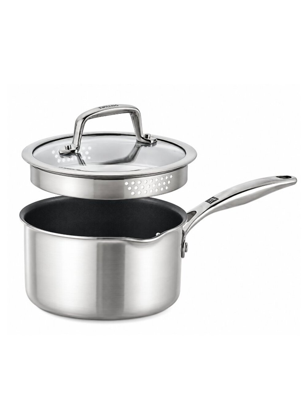 Zwilling Energy Plus 2-QT Stainless Steel Ceramic Nonstick Ceraforce Saucepan